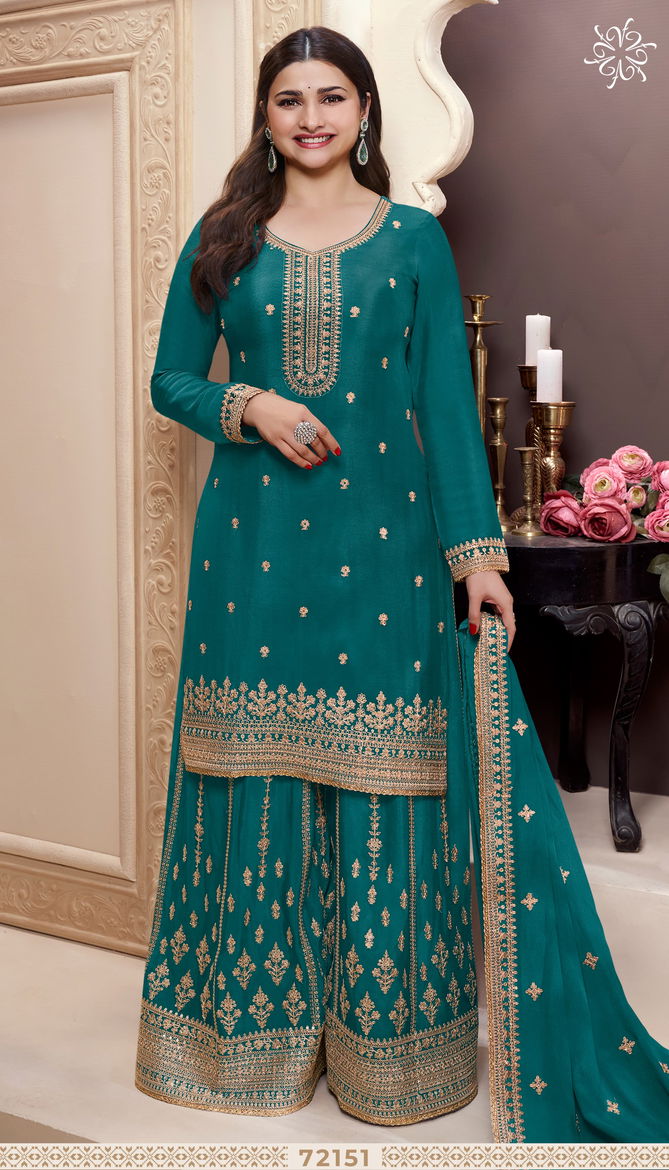 Shaniya By Vinay Kuleesh Chinon Designer Salwar Suit Exporters In India