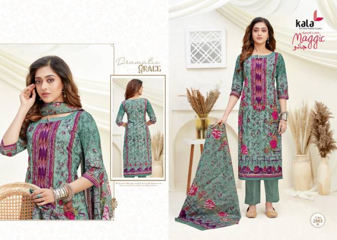 Kala Maggic 14 Latest fancy Regular Wear Pure Premium Cotton Karachi Dress Materials Collection