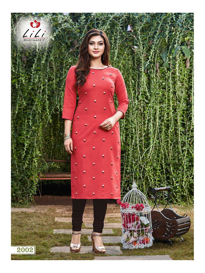 Lili Ayesha Latest Designer Casual Wear Slab Cotton Kurtis Collection
