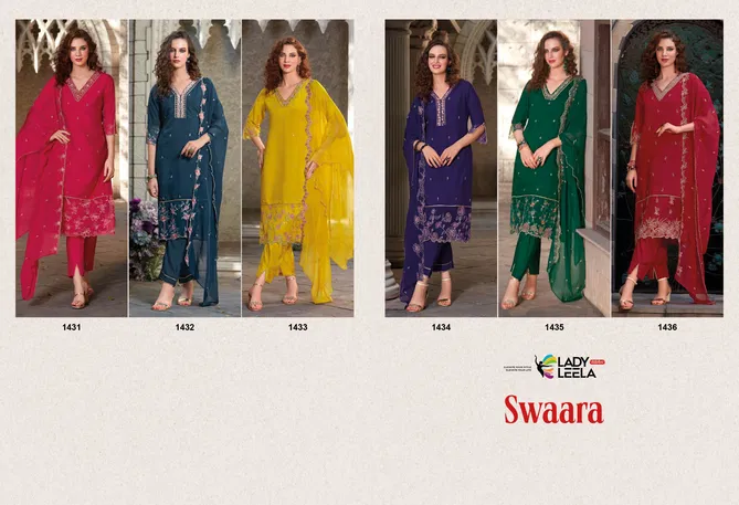 Swaara By Lady Leela Vichitra Silk Kurti With Bottom Dupatta Orders In India