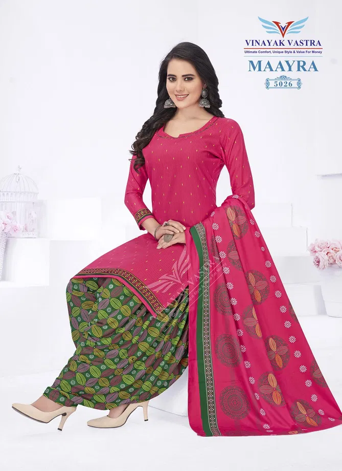 Vinayak Vastra Maayra Vol 2 Printed Dress Material Catalog
