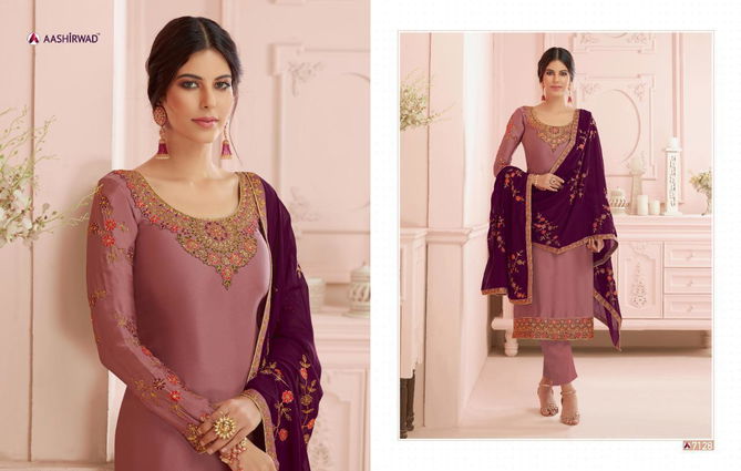 Nirva Latest New Designer Party Wear Wedding Suit With Beautiful Neck Design 