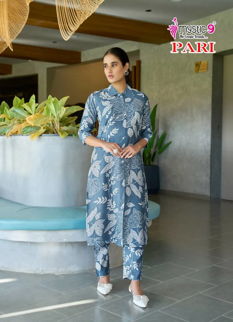 Pari Vol 1 by Mystic 9 Co Ord Set Kurti With Bottom Wholesale In India
