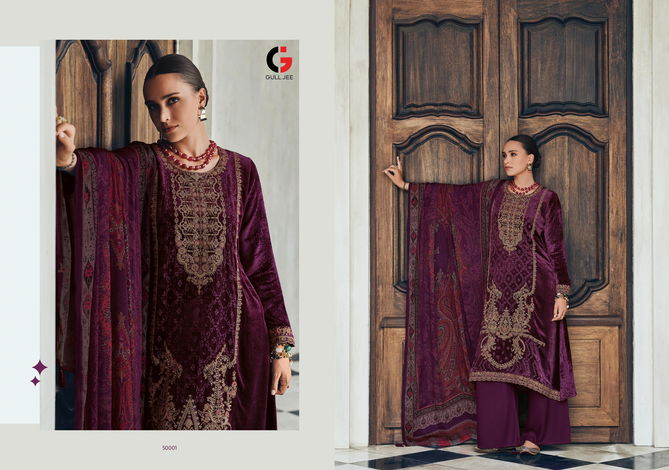 Alfaz By Gull Jee Winter Wear Viscose Velvet Salwar Kameez Wholesale Online