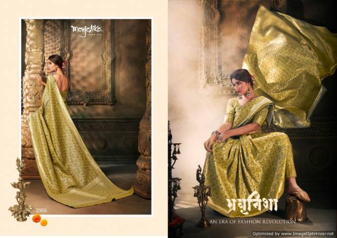Manjolika Mantra Silk Latest Designer Wedding Wear Festive Wear Rich Look Banarasi Silk Saree Collection 