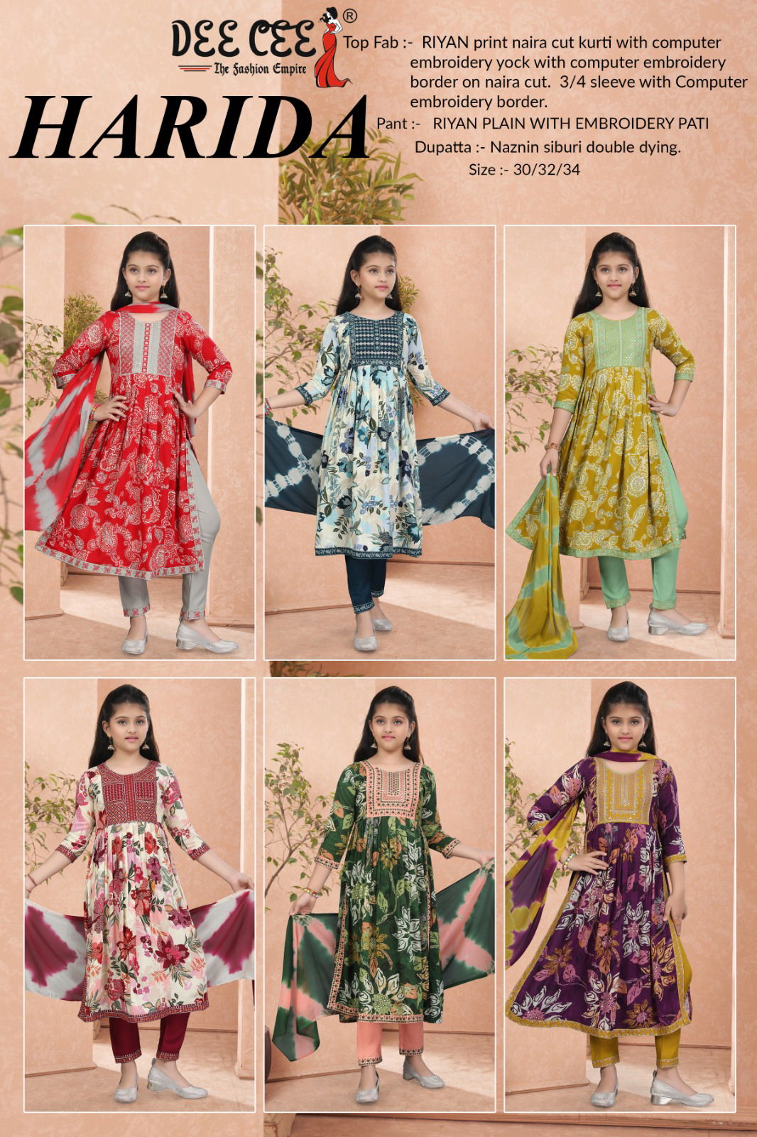 Harida By Deecee Rayon Printed Kurtis With Bottom Dupatta Wholesale Online