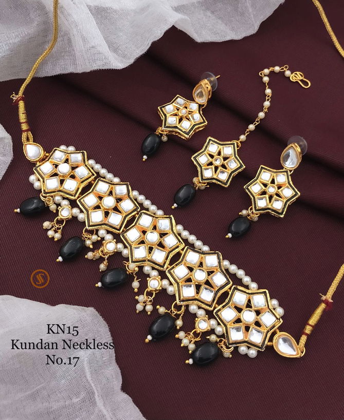 Kn Jewellery15 Kundan Neckless Set Catalog
