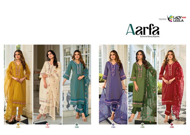 Aarfa By Lady Leela Viscose Kurti With Bottom Dupatta Wholesalers In Delhi