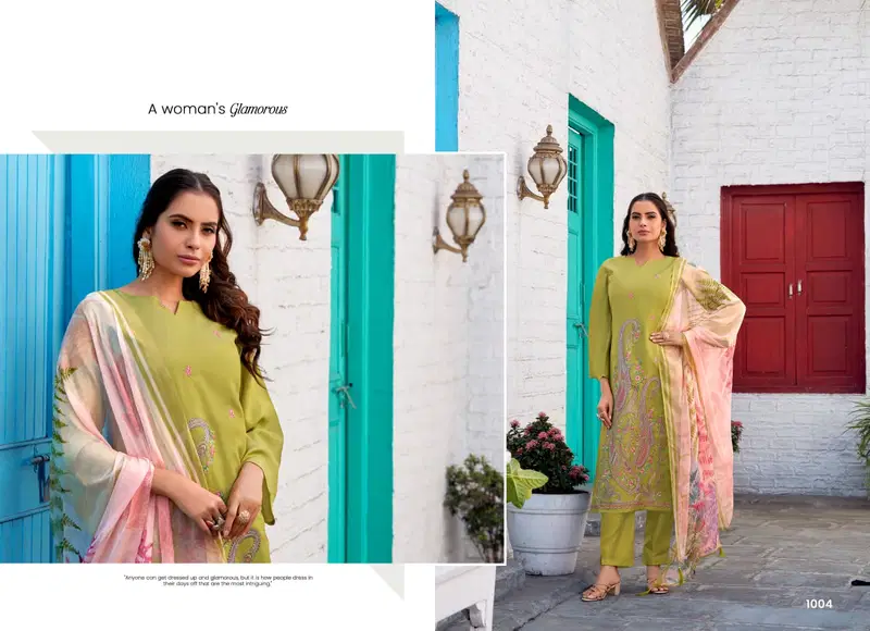 Gulnaz By Saffron Viscose Embroidery Salwar Kameez Wholesale In India