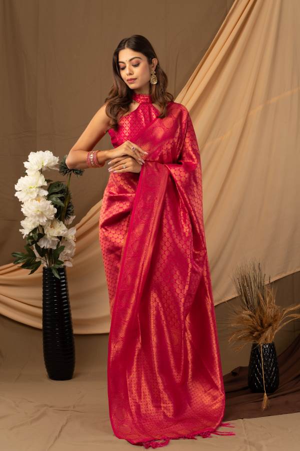 Yng Gulzar Silk Party Wear Soft Copper Designer Latest Designer Saree Collection