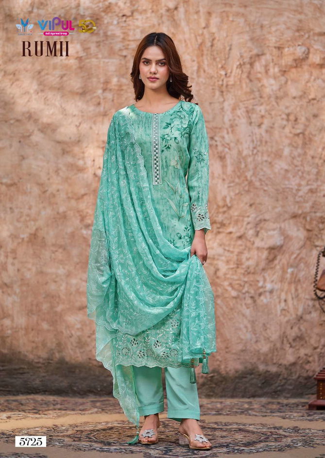 Rumii By Vipul Muslin Embroidery Salwar Kameez Suppliers In India