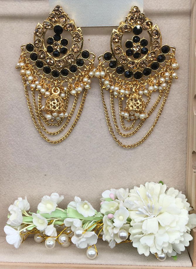 New Jhumka And Chain Design Earrings Collection For Party And Functions