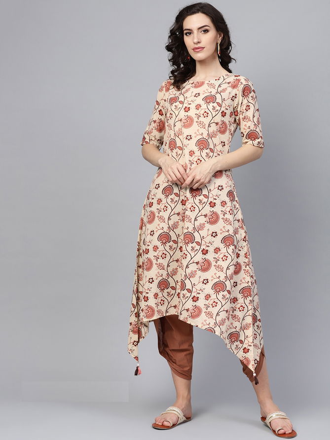 Indo Era 6 Latest Fancy Designer Regular Casual Wear Cotton Stylish Kurtis Collection
