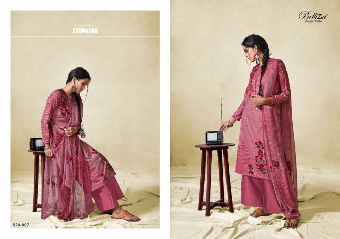 Belliza Richa Latest Fancy casual Wear Pure Original Rayon Digital Printed Designer Dress Material Collection
