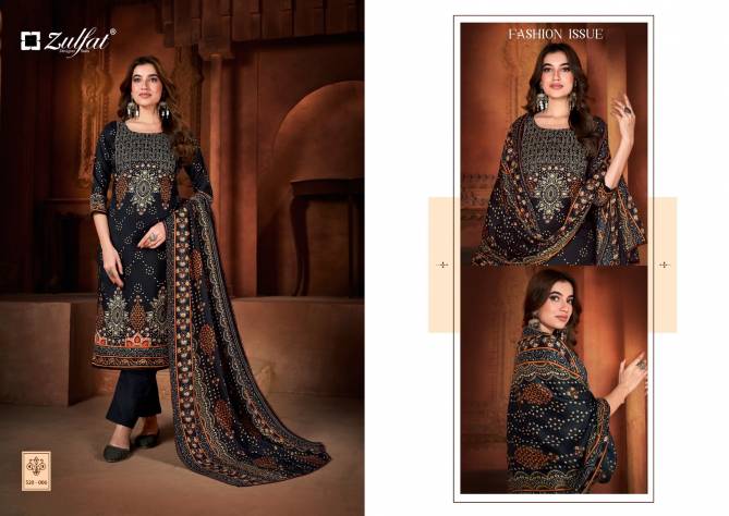 Zulfat Riyana Premium Printed Pashmina Dress Material
