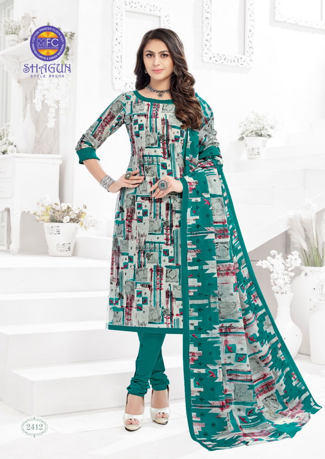 MFC Shagun vol 24 Fancy Printed Cotton Regular Wear Dress Material