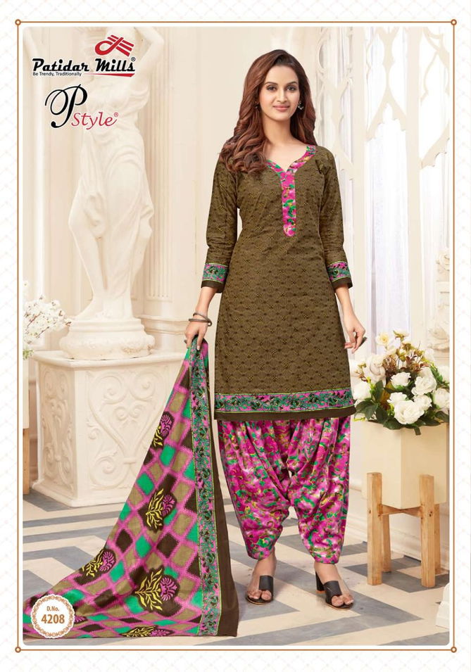 Patidar P Style 42 Latest fancy Designer Regular Wear Printed Cotton Collection