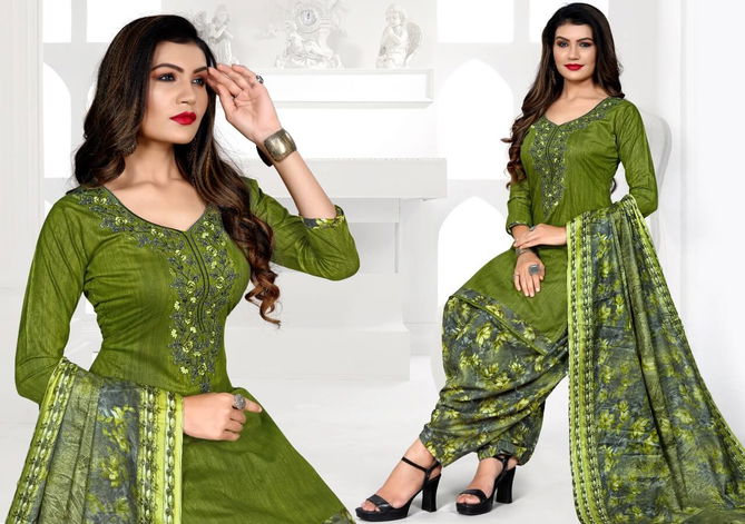 Mastani Patiyala 3 Latest Fancy Designer Heavy Casual Wear Punjabi Style Cotton Dress Material Collection
