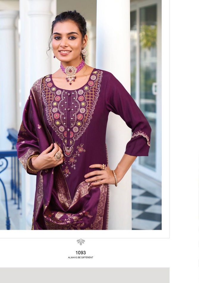  Libaas E Ishq By Lady Leela Embroidery Kurti With Bottom Dupatta