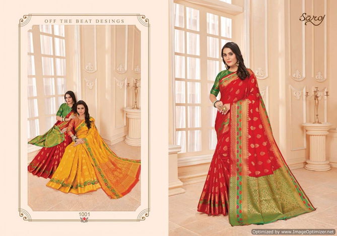 Saroj Avishka Latest Collection Of Designer Party Wear Wedding Wear Silk Saree Collection 