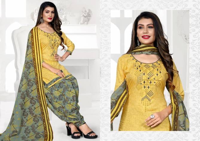 Mastani Patiyala 3 Latest Fancy Designer Heavy Casual Wear Punjabi Style Cotton Dress Material Collection
