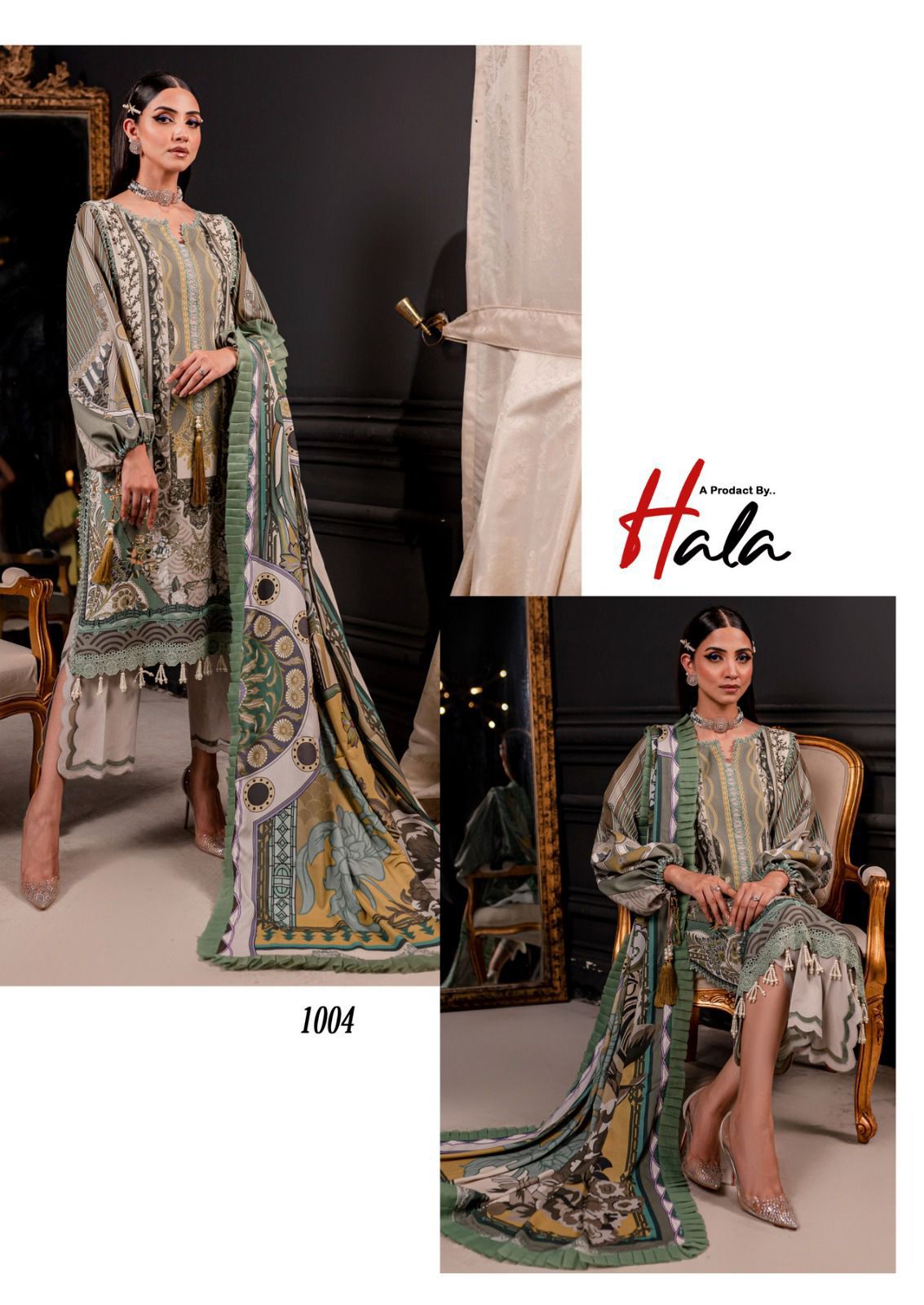 Azure Vol 1 By Hala Cotton Printed Pakistani Dress Material Orders In India