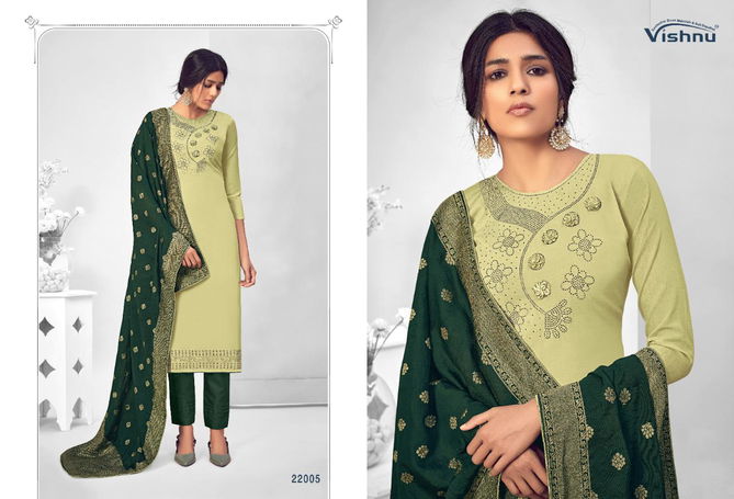 VISHNU NAJNI VOL-2 latest fancy Festive Wear Modal silk With Swarovski Work Heavy Salwar Suit Collection