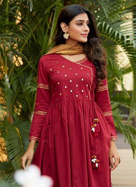 Sanskar Ks Latest Fancy Designer Heavy festive Wear Cotton Designer Readymade Salwar Suit Collection
