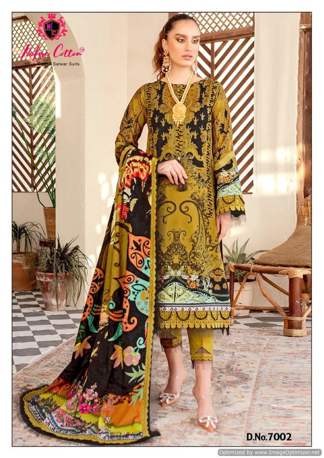 Safina Vol 7 By Nafisa Designer Karachi Cotton Dress Material Wholesale Market In Surat