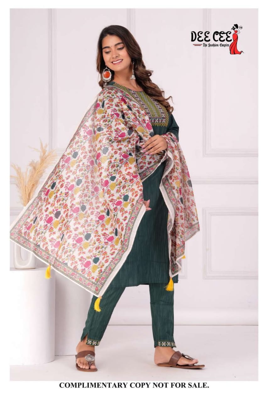 Noor Jahan By Deecee Cotton Kurti With Bottom Dupatta Catalog

