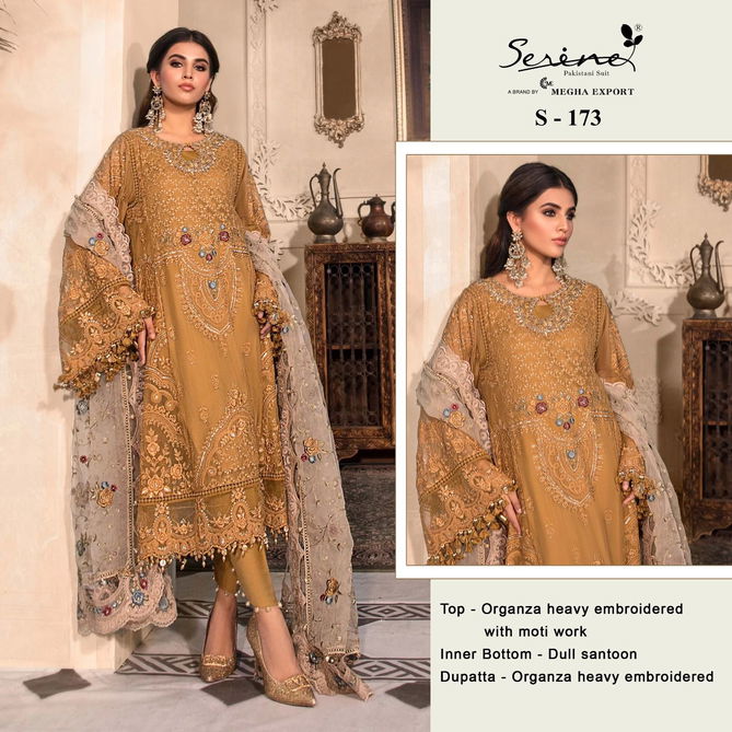 Serine S 173 Designer Pakistani Suit Catalog
