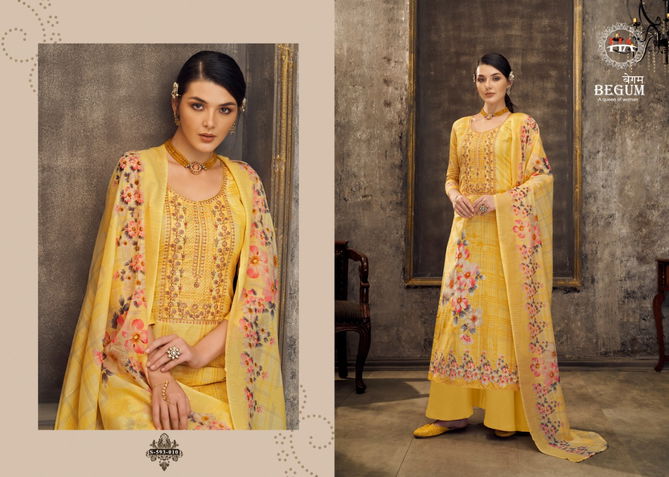 Harshit Begum Pure Cotton Designer Casual Wear Dress Material Collection
