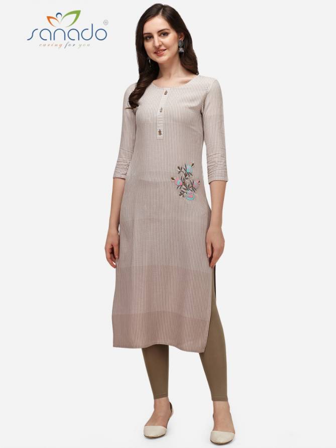 Sanado Daisy Latest Fancy Designer Ethnic Wear Viscos Long Kurti Collection
