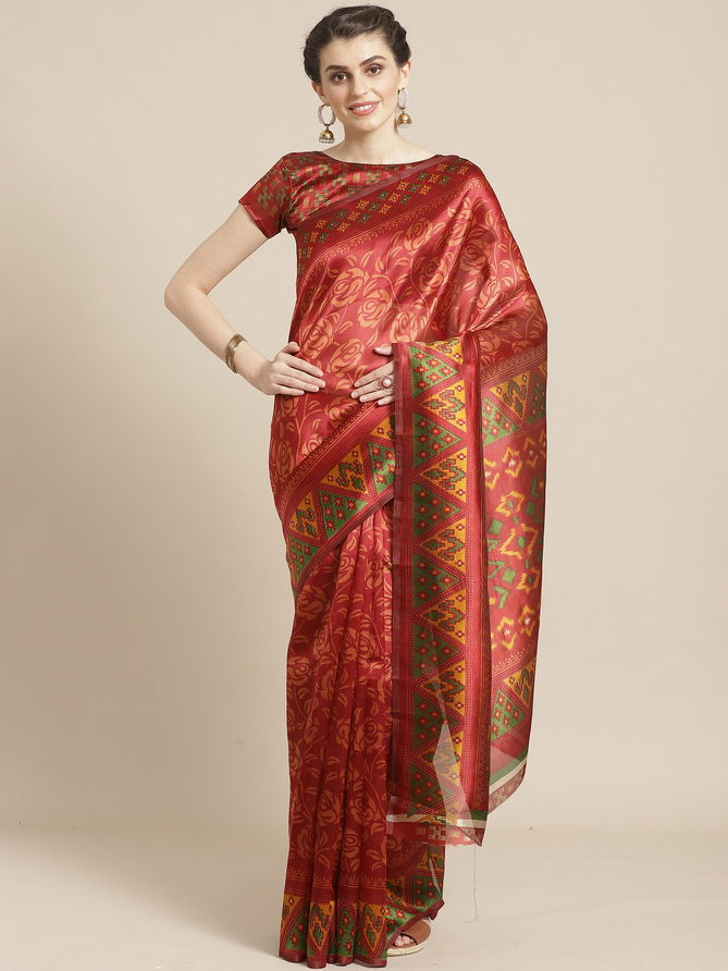 Stylish Party Wear Latest Silk Saree Collection 