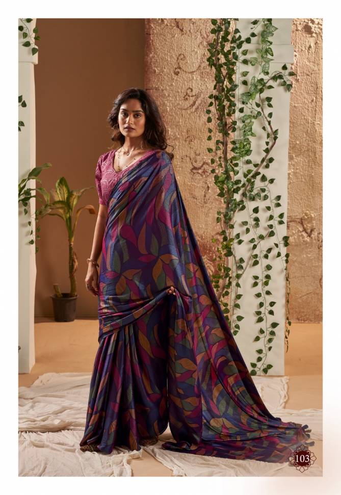 Venza By Stavan Printed 101 To 110 Saree wholesale market in Surat with price