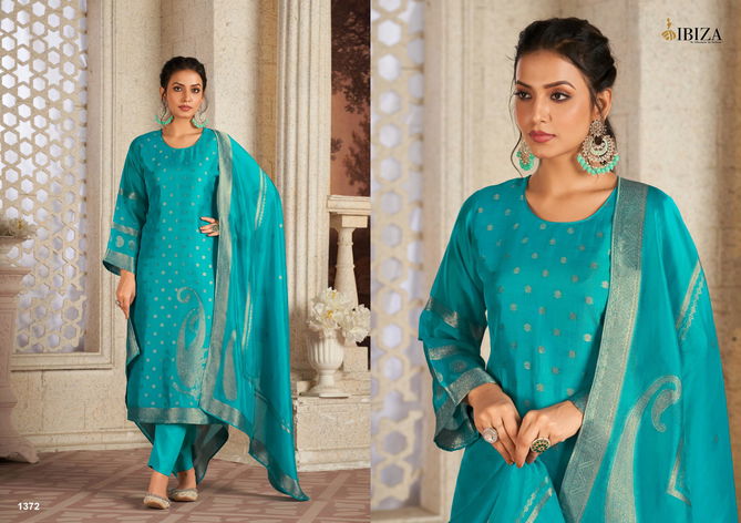 Zisa By Ibiza Designer Silk Salwar Kameez Suppliers In India