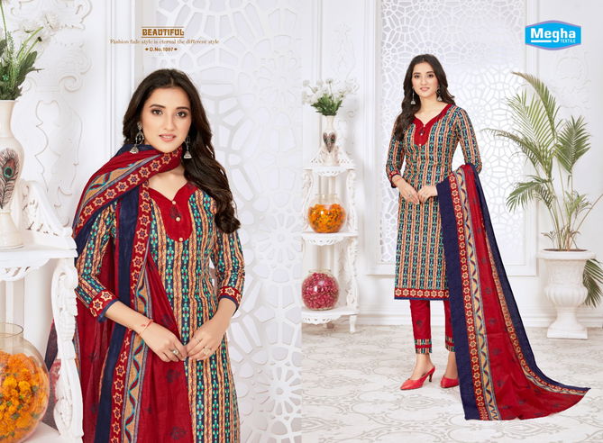 Megha Raazi 2 Latest fancy Designer Regular Casual Wear Printed Cotton Dress Material Collection
