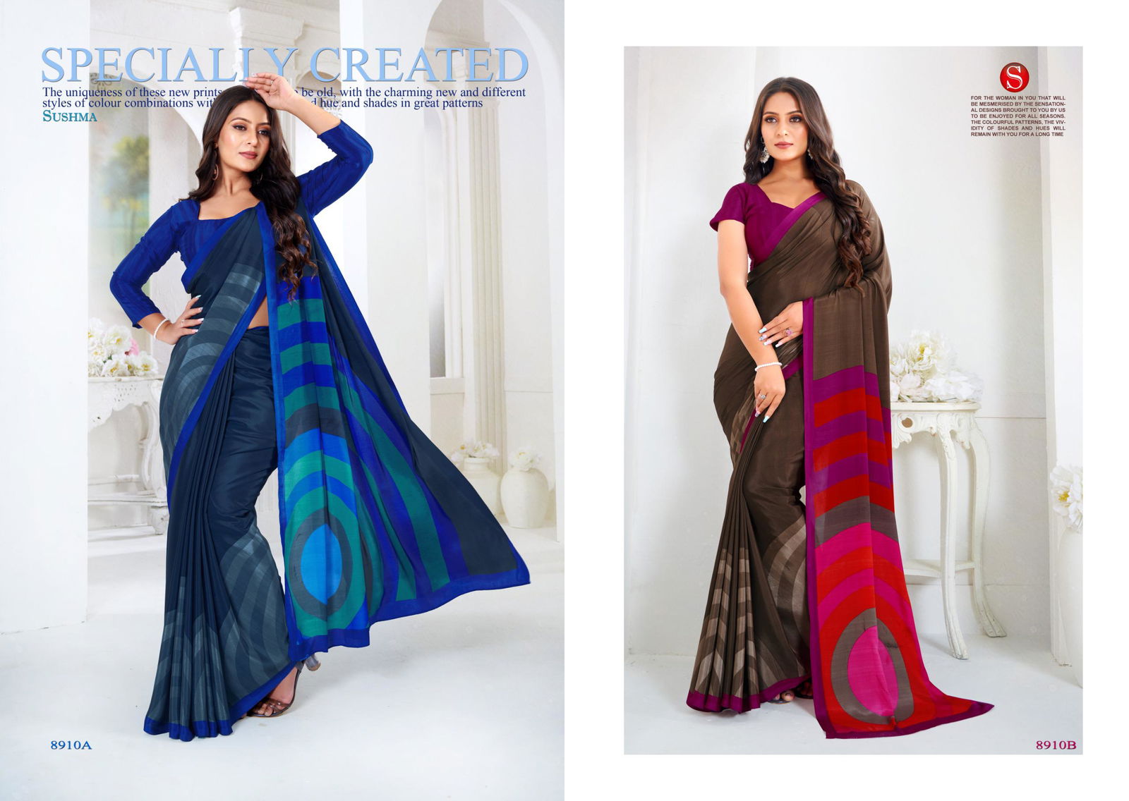 Artful By Sushma Printed Crape Daily Wear Saree Orders In India