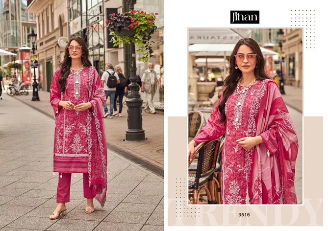 Bin Saeed Lawn Collection Vol 14 By Jihan Pakistani Salwar Suits Wholesale In India