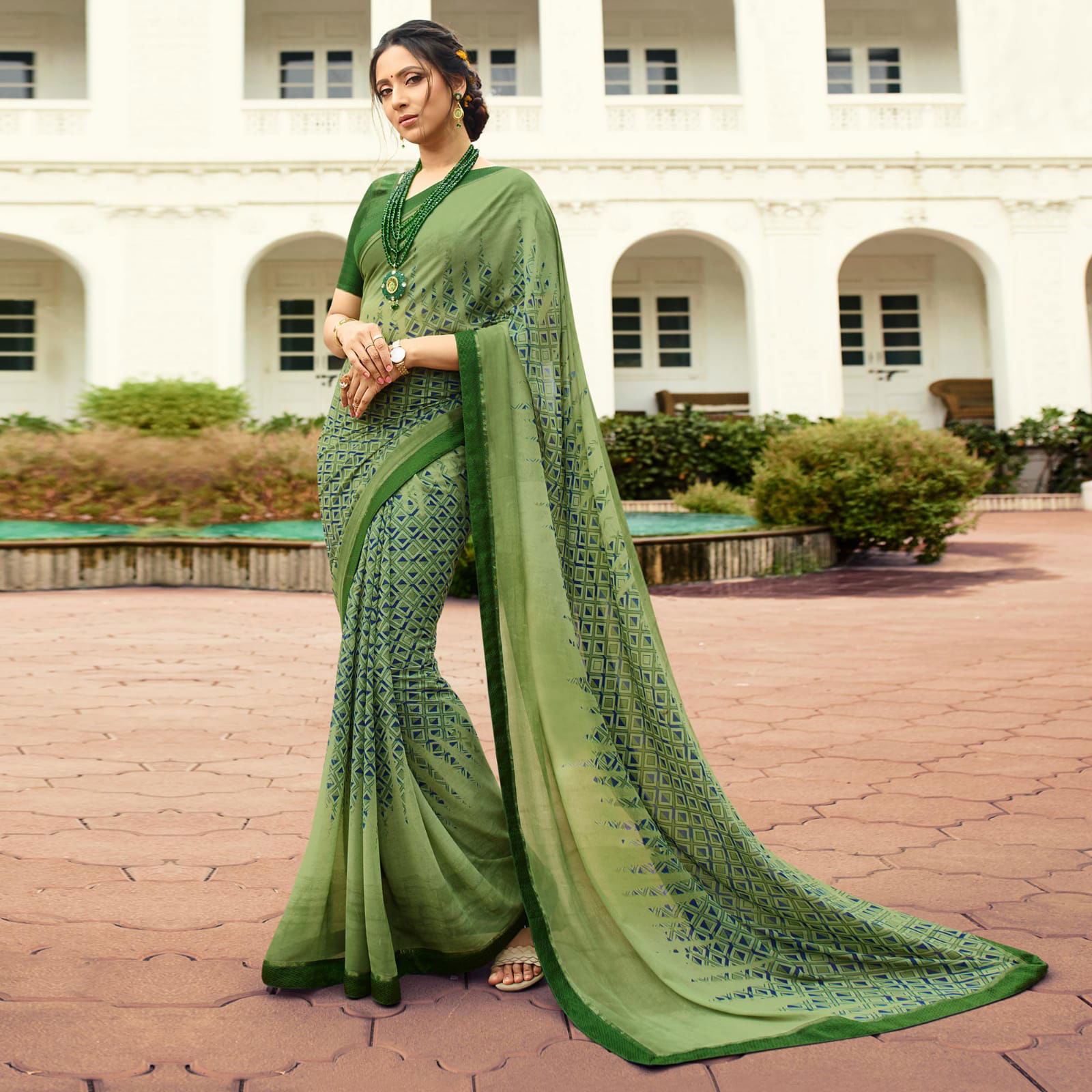 Gc Georgette Silk Daily Wear Printed Bulk sarees Orders In India