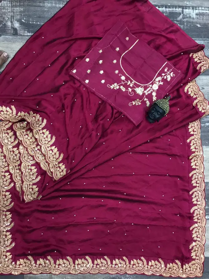 BT 1199 Black Rangoli Silk Designer Embroidery Saree Wholesale Shop In Surat