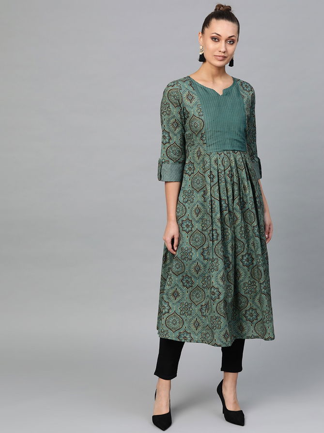 Indo Era Kurta Set 2 Latest Fancy Designer Ethnic Wear Pure Cotton Printed Readymade Collection
