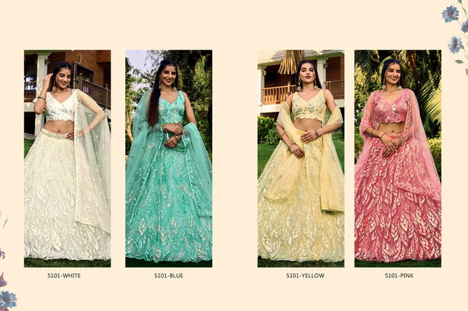 Meera By Zeel Clothing Wedding Soft Net Lehenga Choli Wholesalers In Delhi