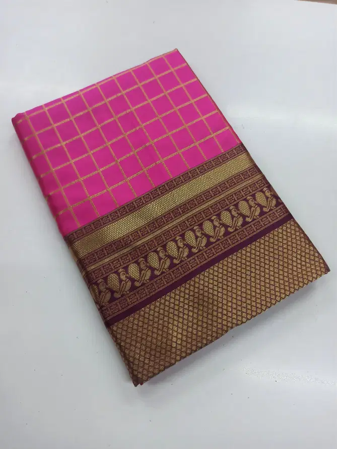 MF 1630 Designer Rich Pallu Lichi Silk Saree Suppliers In India