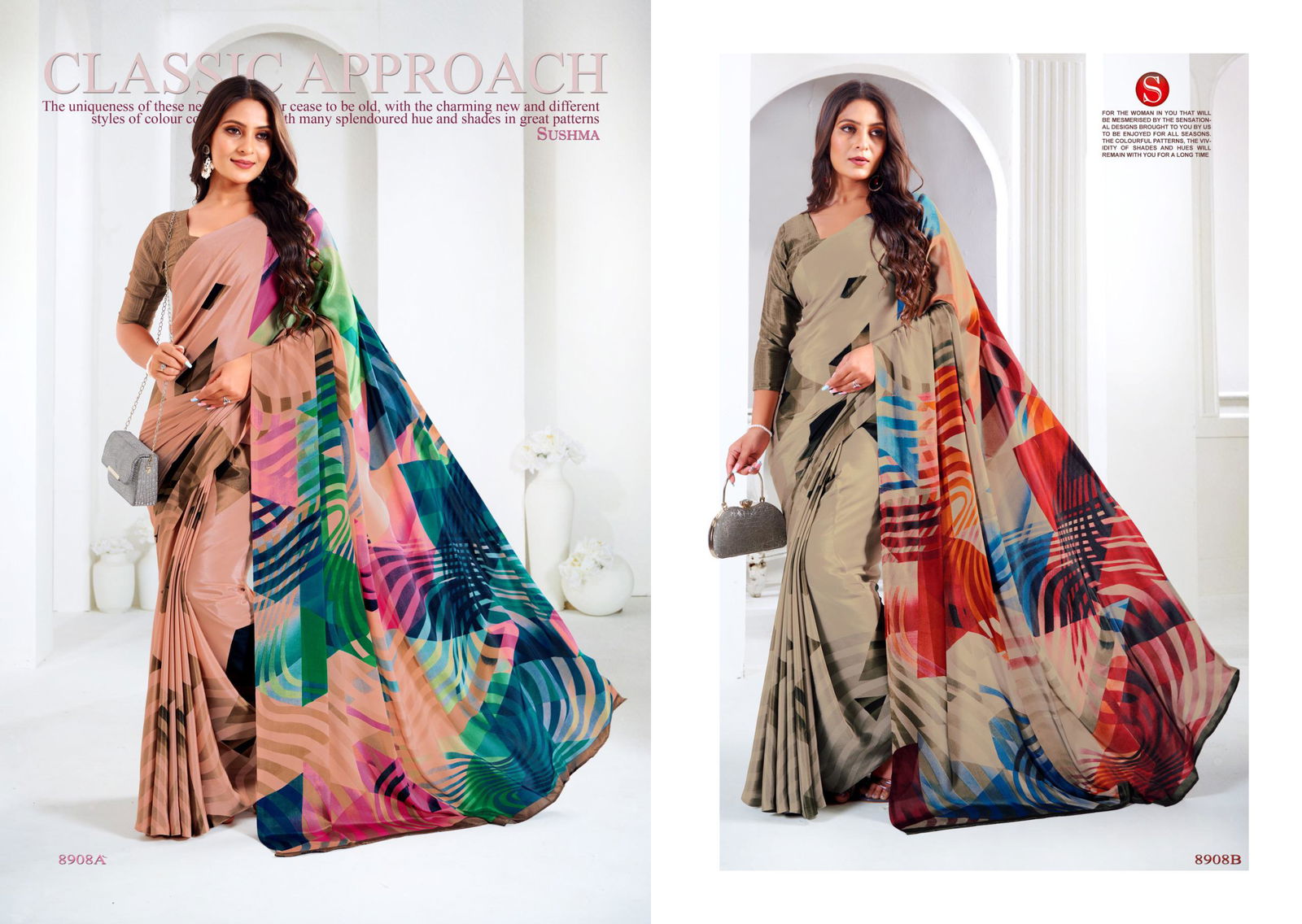 Artful By Sushma Printed Crape Daily Wear Saree Orders In India