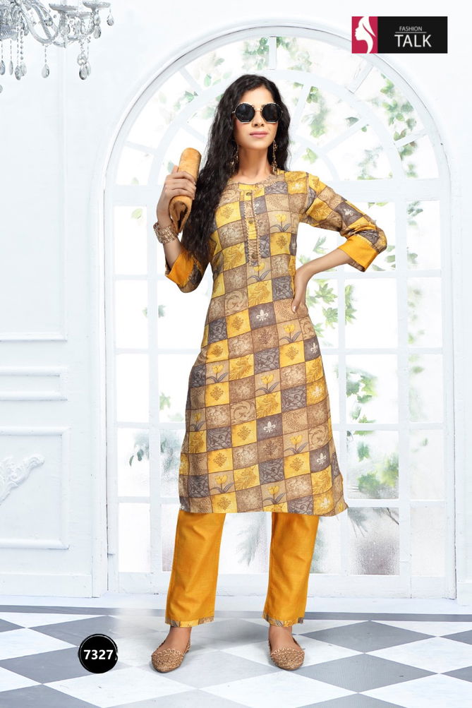 Ft Morni Latest Fancy Designer Ethnic Wear Cotton Printed Kurti With Bottom Collection
