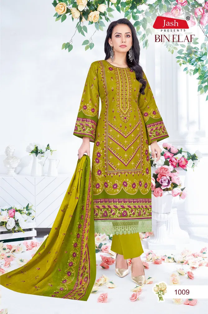 Bin Elaf Vol 1 By Jash Cotton Dress Material Exporters In India