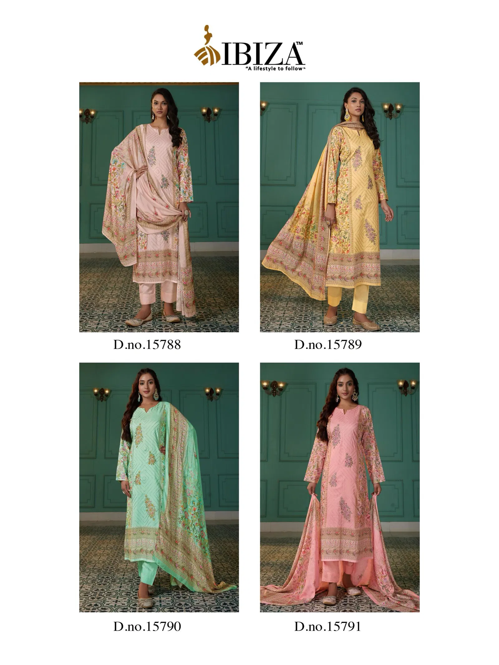 Nimrat By Ibiza Lawn Cotton Printed Designer Salwar Kameez Orders In India