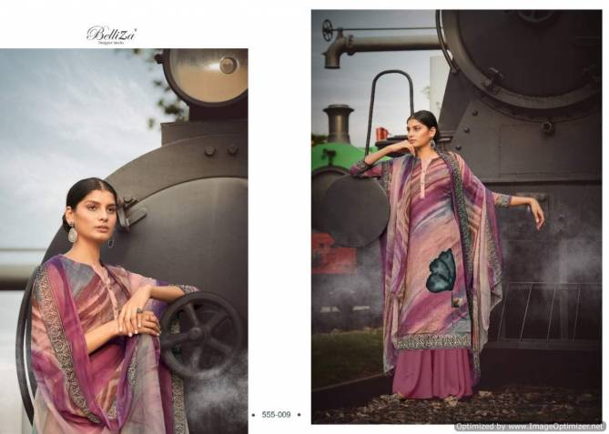 Belliza Vibes Ethnic Wear Designer Rayon Digital Printed Dress Material Collection
