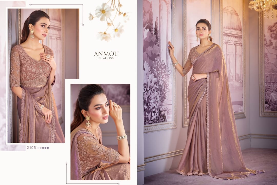 Kaina Vol 2 By Anmol Embroidery Saree Suppliers In India